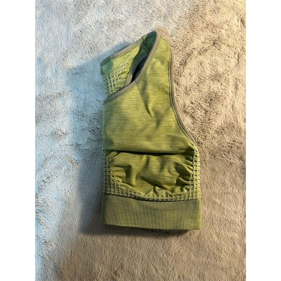 Sweaty Betty Women's Medium Olive Green Seamless Sports Bra Yoga Gym - Picture 6 of 6